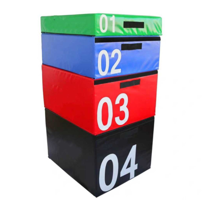 Box Jump Plyo - Gym springkussen van PU leer met