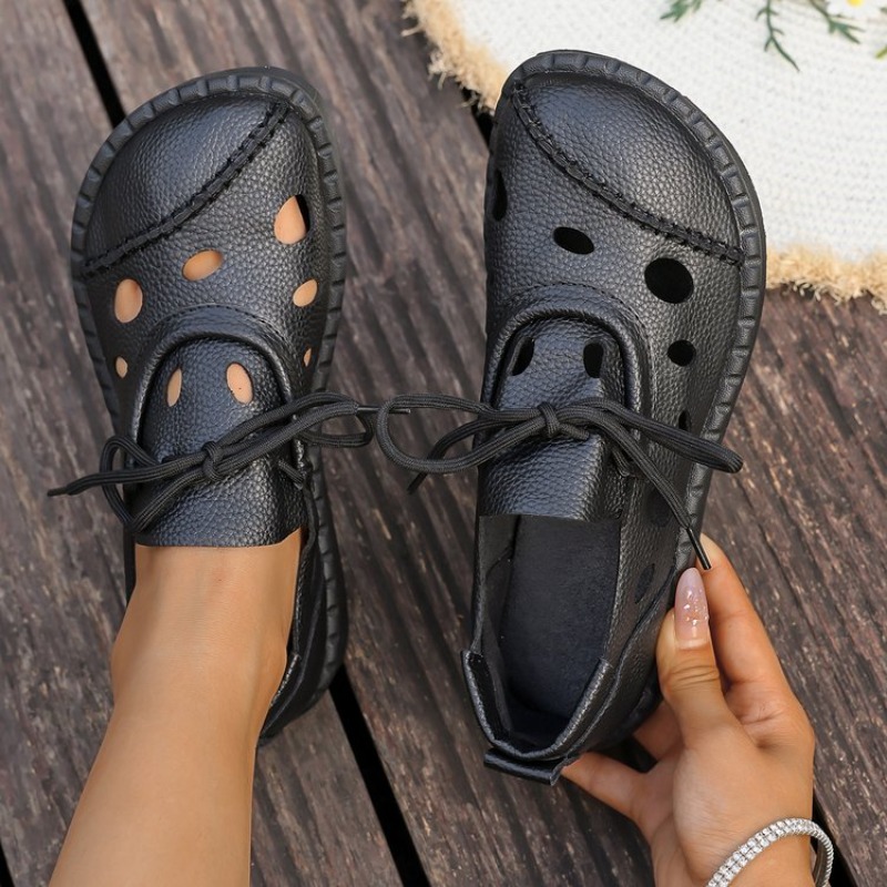 Crossfit Outfit - 2026 Zomer Nieuwe Hollow-Out Lace-Up Sandalen