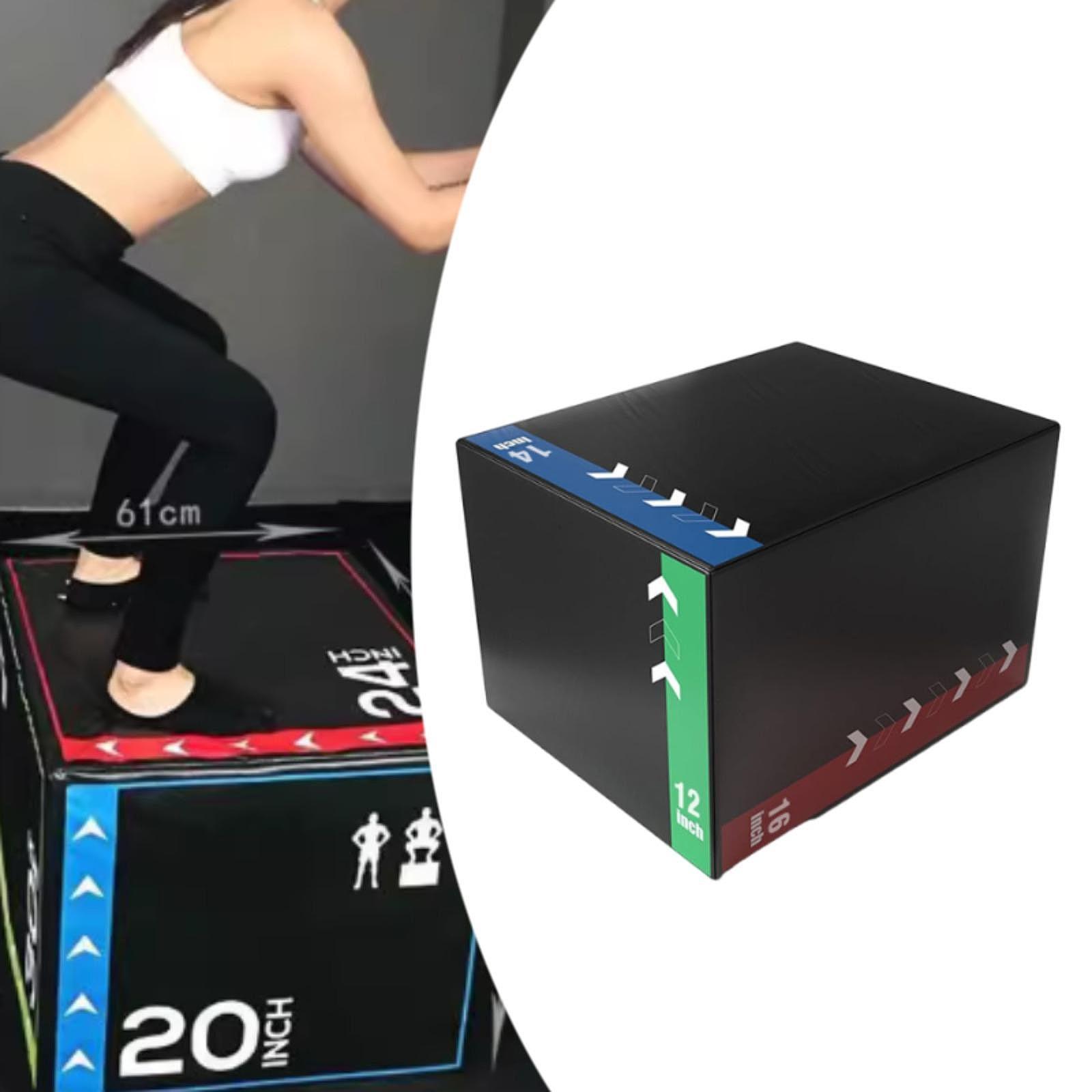 Box Jump Plyo - Plyometrische Jump Box Heavy Duty Veelzijdige